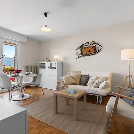 דירה Charmant Studio Avec Superbe Vue Et Balcon