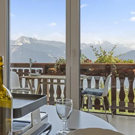 Avec Superbe Vue Et Balcon * Crans-Montana