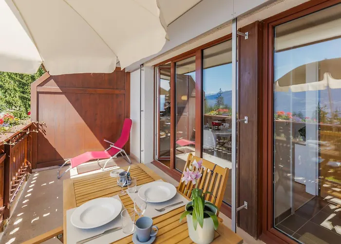 Апартаменты - - 2 Personnes - Balcon Avec Superbe Vue Кран-Монтана