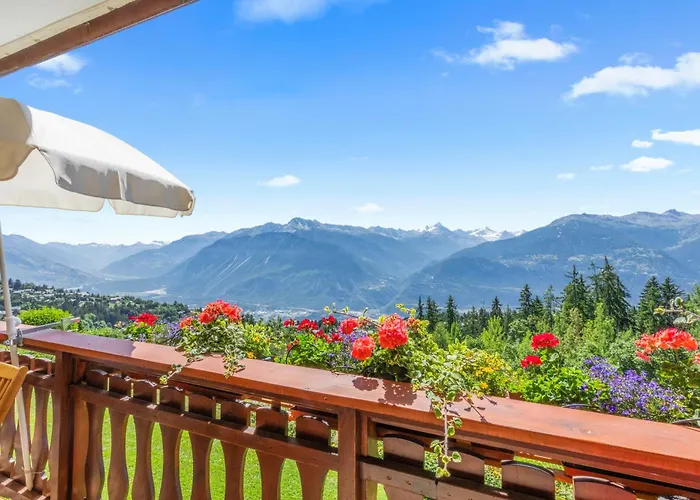 - - 2 Personnes - Balcon Avec Superbe Vue Crans-Montana